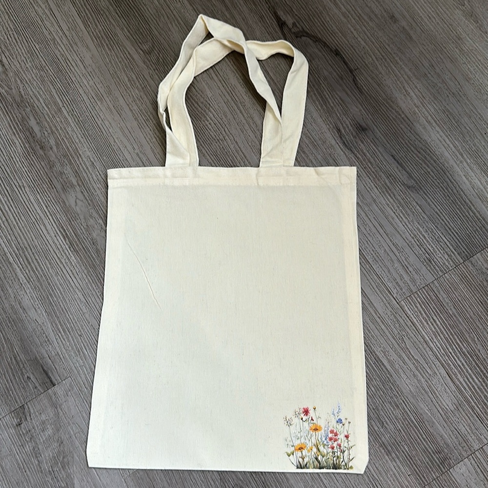 Floral book bag